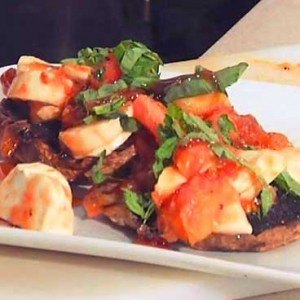 Grilled caprese salad