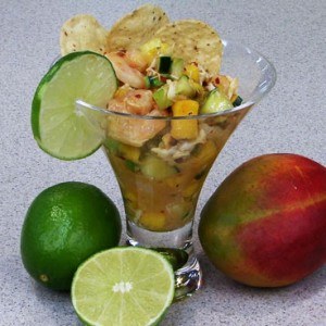 Tropical take on ceviché