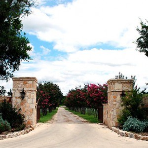 Riven Rock Ranch - front gate