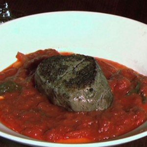 Paesanos' tomato garlic tenderloin