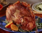 Tangerine-Glazed Easter Ham With Baby Carrots