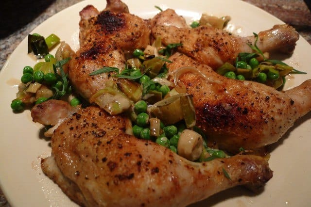 Chicken w: Leeks