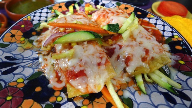 Mi Tierra Veggie Enchiladas