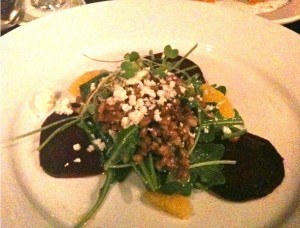 Backstreet Cafe's Farro Salad with Orange Dressing