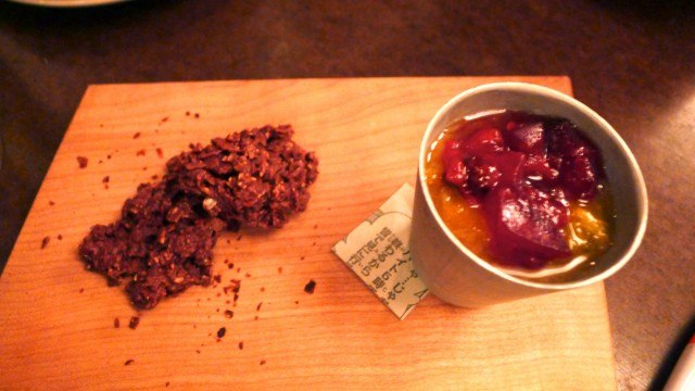 State Bird chocolate pudding