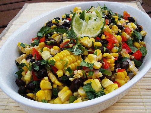 Roasted Corn and Black Bean Salad