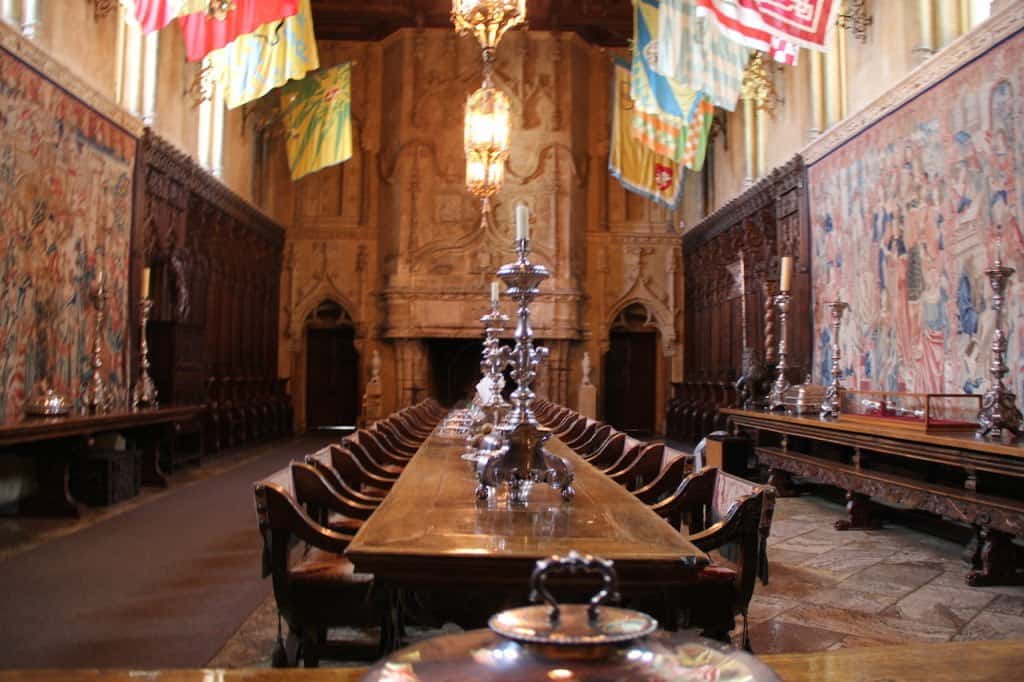 hearst castle dining room table