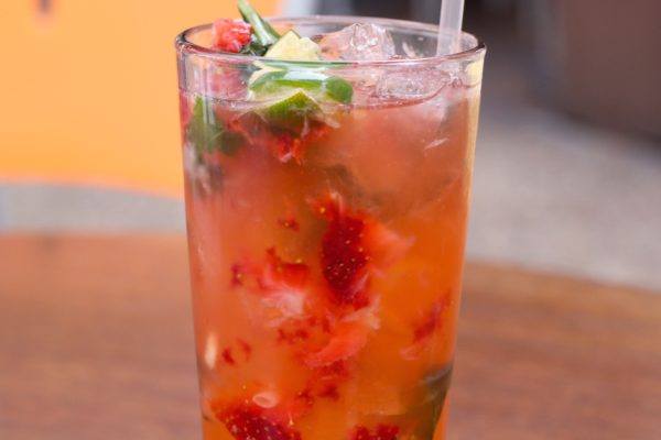 Boudro-Caipirinha Boudro's Strawberry Caipirinha