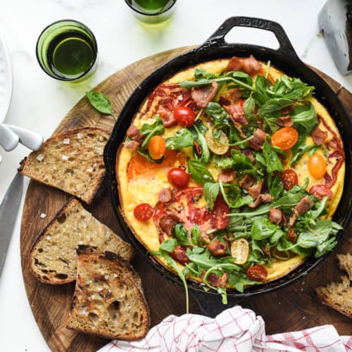 BLT Frittata - Goodtaste with Tanji