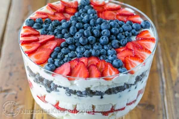 072524 blueberry strawberry trifle