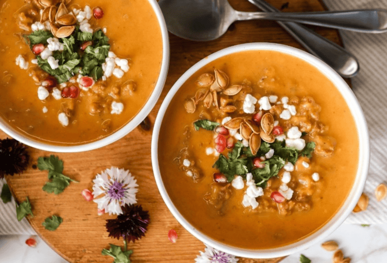 100124 pumpkin chorizo soup