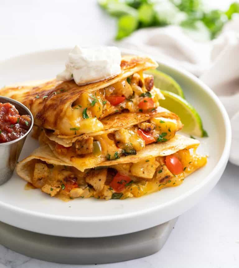 Chicken Quesadillas from The Cozy Cook