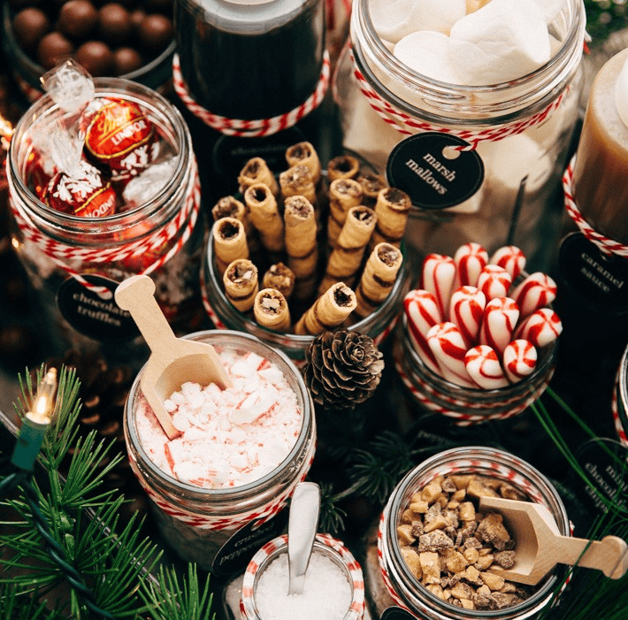 hot chocolate bar