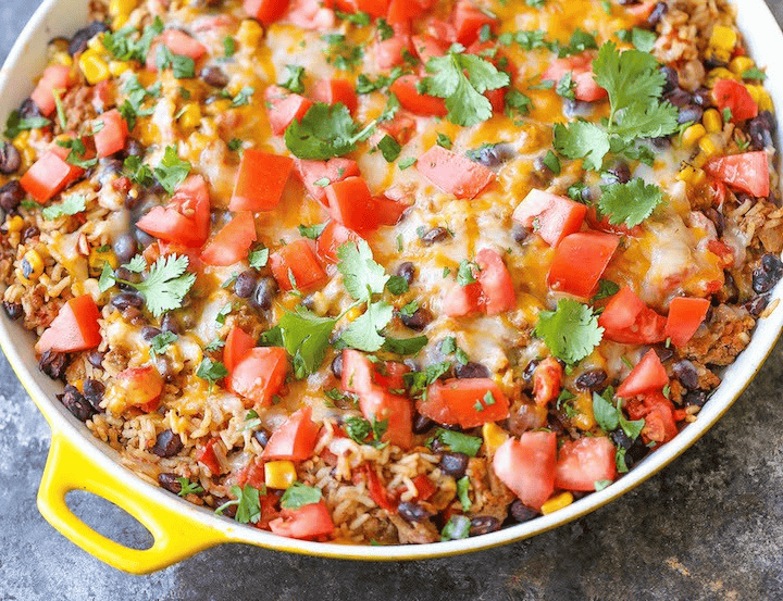 12125 mexcian beef and rice casserole